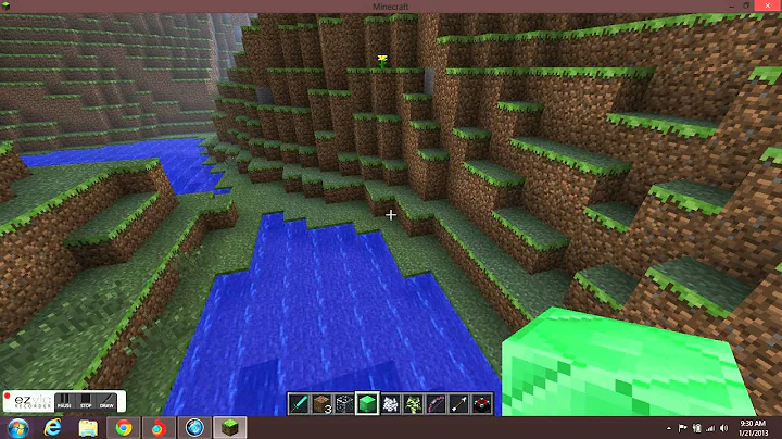 my first minecraft video
