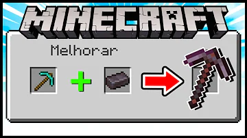 Como fazer Picareta de Netherite?