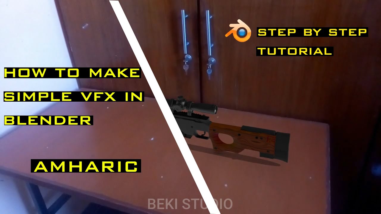 HOW TO MAKE VFX IN BLENDER TUTORIAL AMHARIC - YouTube