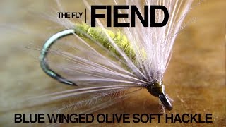 Blue Winged Olive Soft Hackle Fly Tying Tutorial | The Fly Fiend.