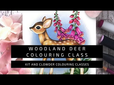 Coloring Tutorial: Fur + Deer for Copic, Markers, + Pencils - YouTube