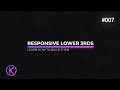 After Effects Responsive Lower 3rds Templates - Part 1