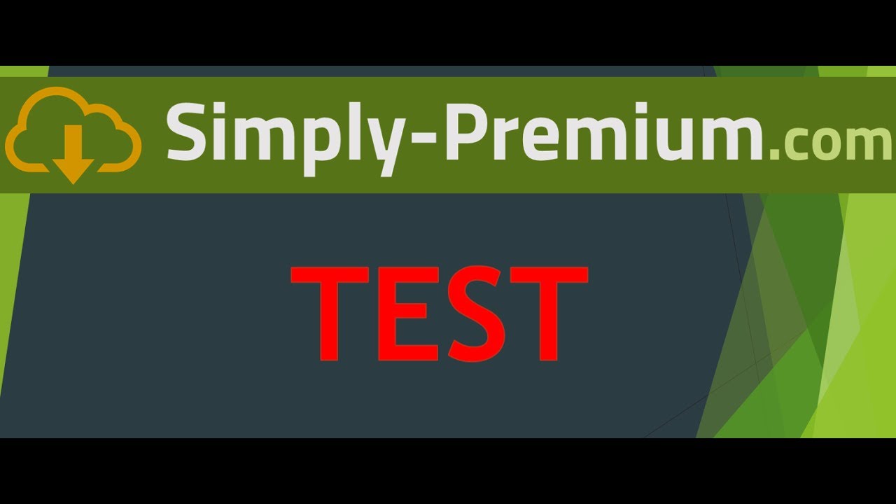 [Review] Simply-Premium.com Multihoster Test