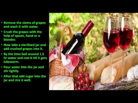 How to make Sweet Red Wine at Home