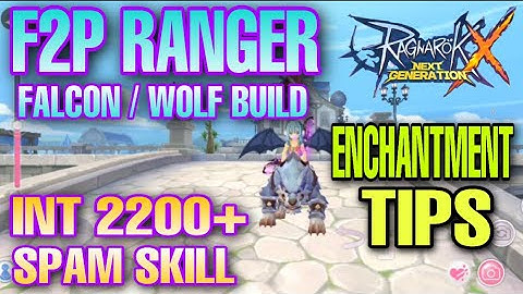 ROX RANGER FALCON WOLF BUILD [ High DEX AND INT / Spam skill ] ENCHANTMENT TIPS Ragnarok X Next Gen