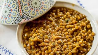 طريقة تحضير العدس على الطريقة المغربية  - lentilles à la marocaine (3des) Hyper bon