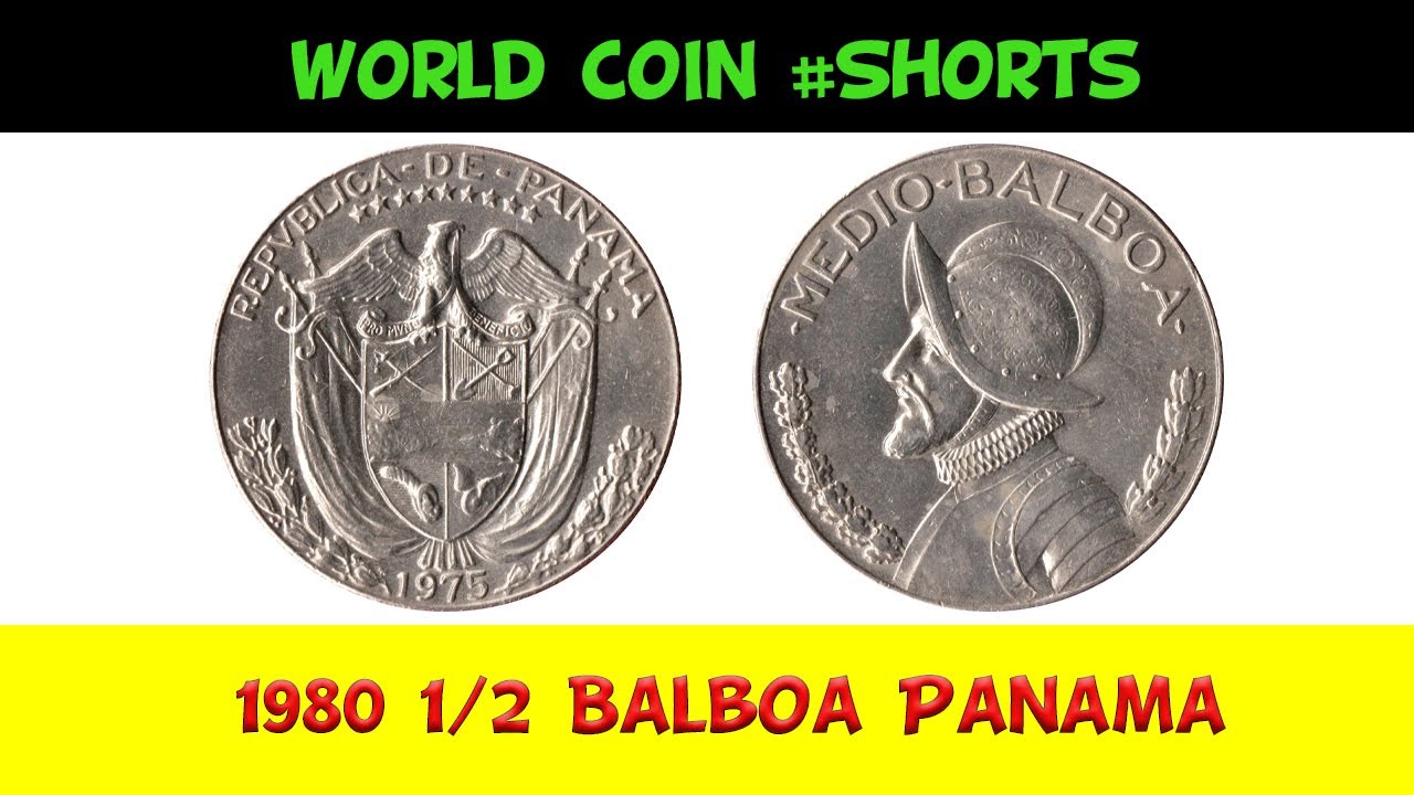 1980 &frac12; Balboa Panama World Coin #Shorts