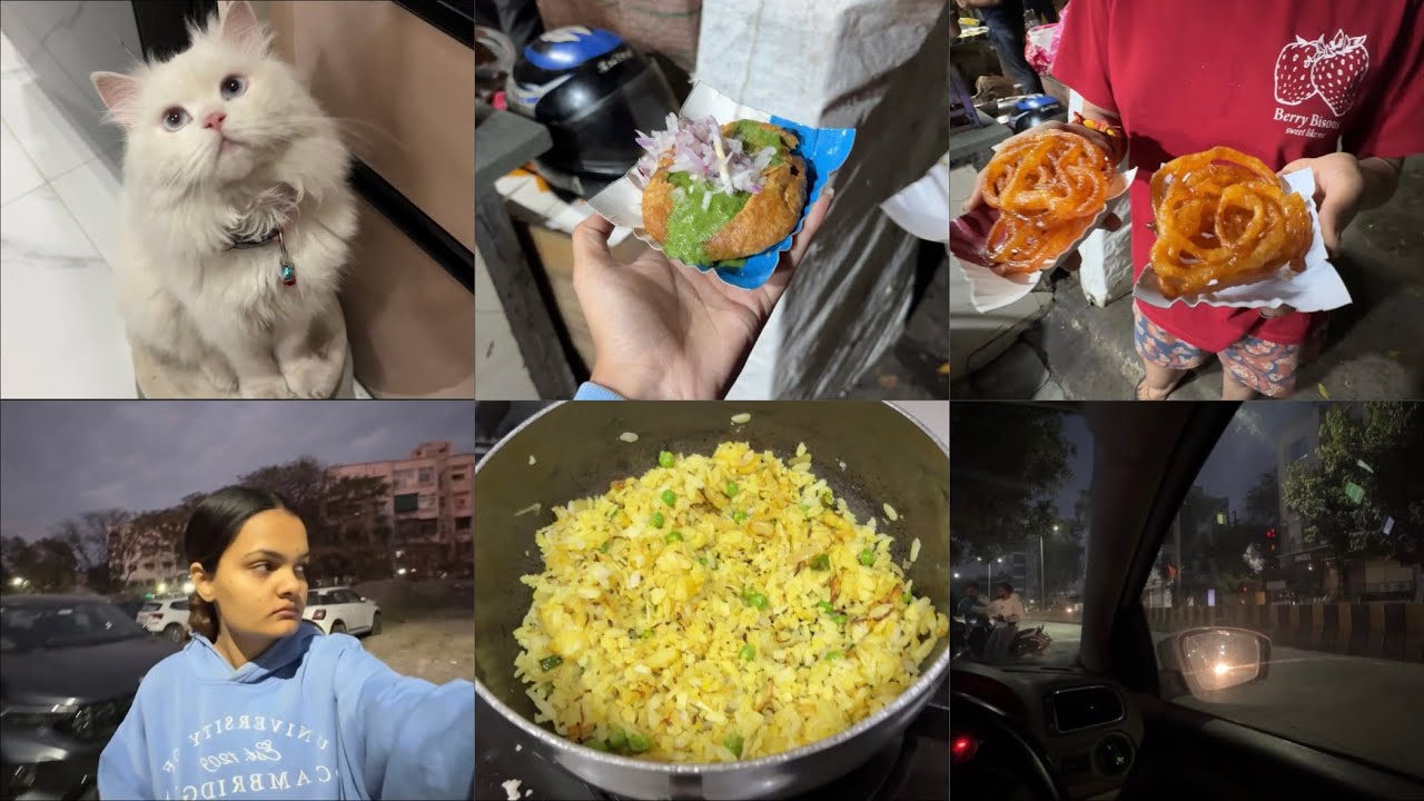 A Day With Me Morning Street Food Run 🌅 5AM kachori & Jalebi 😍 Morning Food 