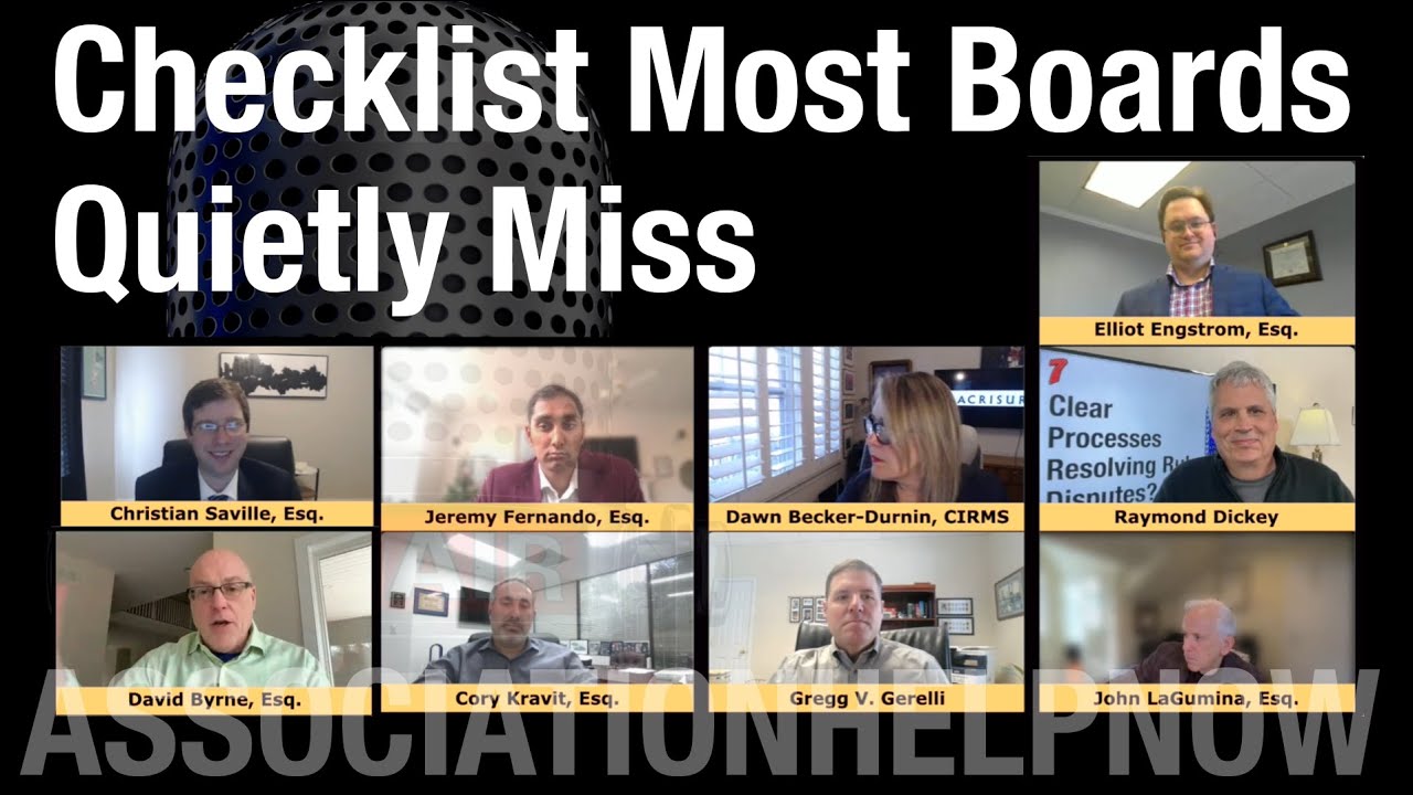 HOA Annual Association Checklist Most Boards Quietly Miss