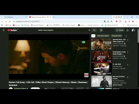Restart Full Song   12th Fail   Vidhu Vinod Chopra   Vikrant Massey   Shaan   Shantanu   Swanand   Y