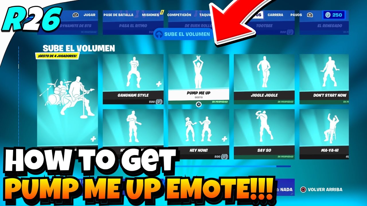How To Get PUMP ME UP Blacklisted Emote In Fortnite In 1 Minute