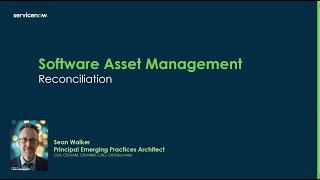 Software Asset Management - Reconciliation Process