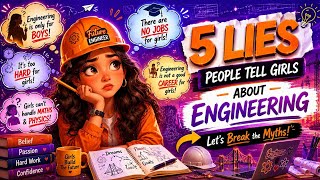5 Lies People Tell Girls About Engineering ⚙️💜
