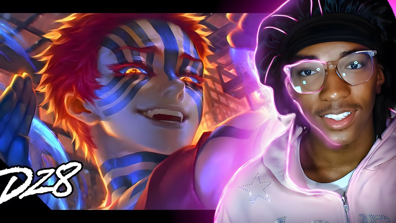 HIS VOICE IS FIRE! AKAZA INSPIRED RAP | "Sinner" | DizzyEight [Demon Slayer AMV] (REACTION)