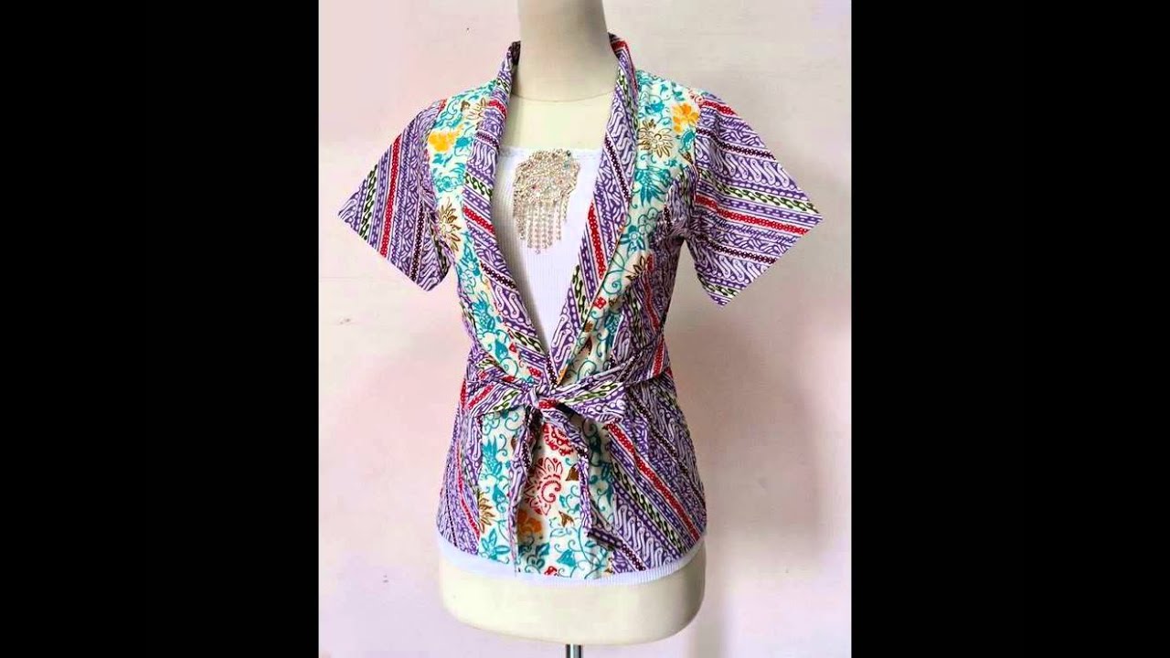  MODEL  BLAZER  BATIK  WANITA  YouTube