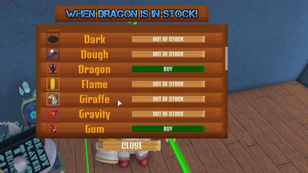 WHEN DRAGON IS IN STOCK! [KING PIECE] 