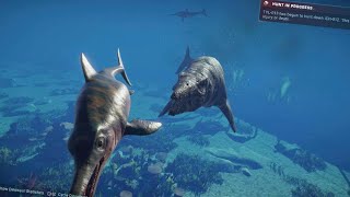 Jurassic World Evolution 2: Tylosaurus pod vs Ichthyosaurus pod
