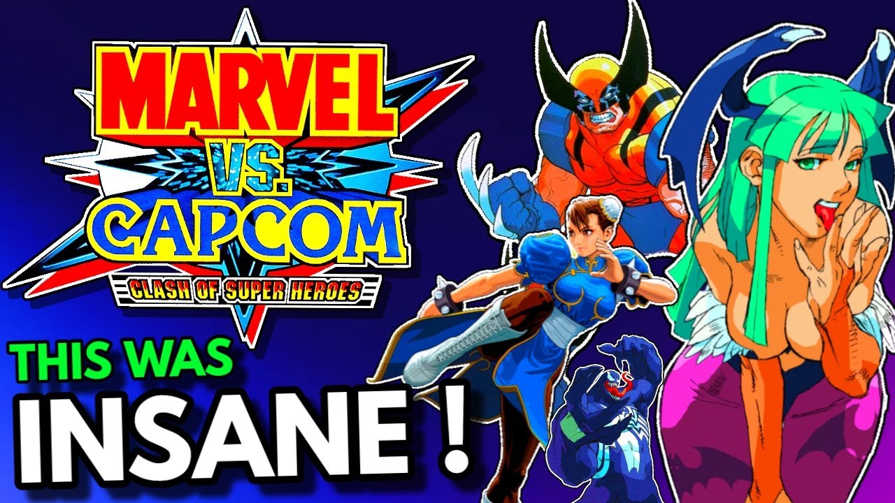 Marvel Super Heroes VS Street Fighter - Laziest Cash Grab Fighting Game!? 