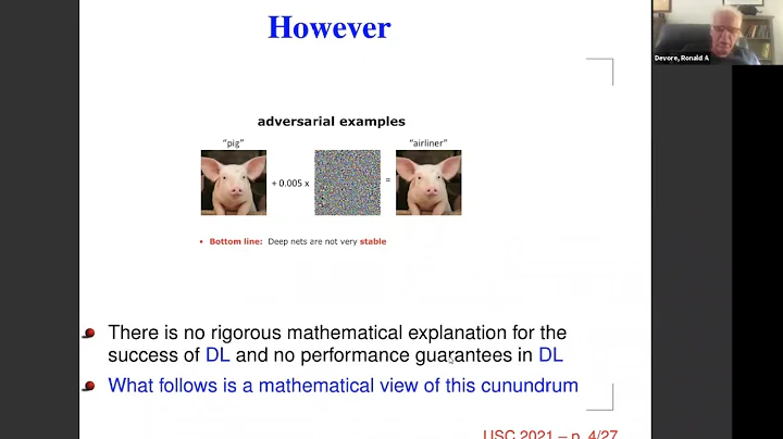 RON DEVORE: Deep Learning and Neural Networks: The...