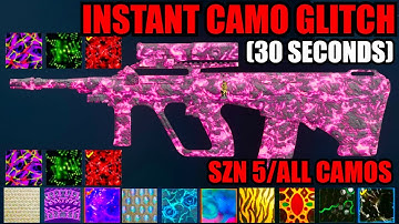 *NEW* INSTANT CAMO GLITCH DONE in 30 SECONDS! ALL CAMOS! BO6 GLITCHES! BO6 ZOMBIES GLITCH!