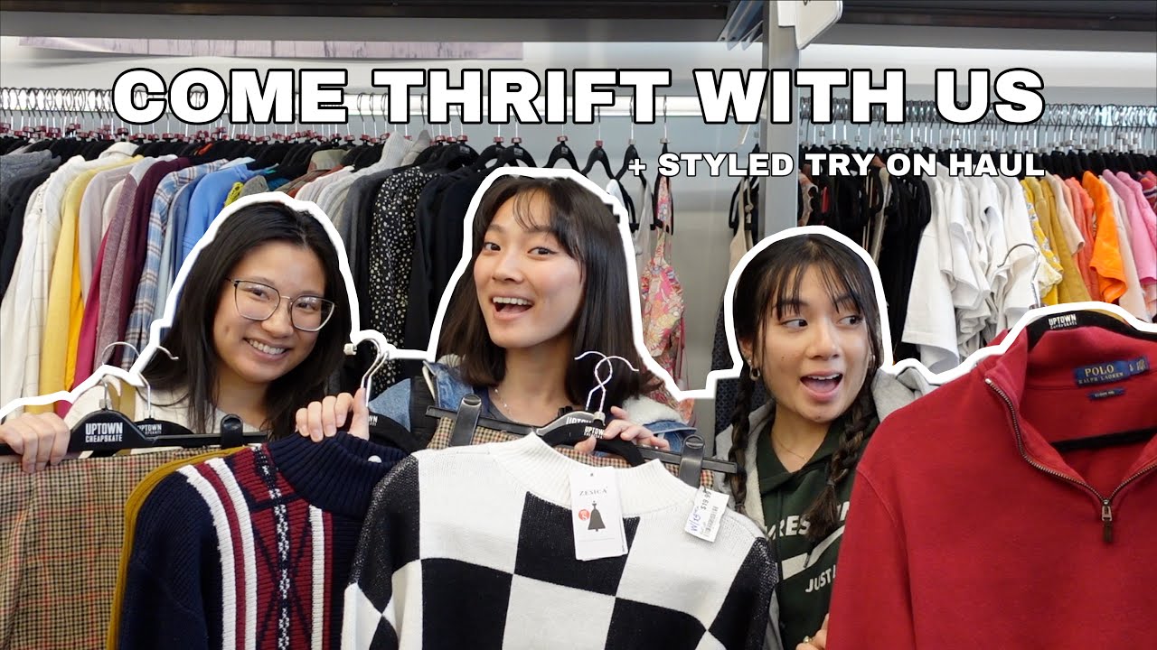 COME THRIFT WITH US! ☃️*winter clothes edition*🧦 - YouTube