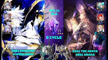 0 CYCLE | E0S1 Phainon Hypercarry & E0S1 The Herta x E0S1 Anaxa | Memory of Chaos 11 | v3.6 HSR