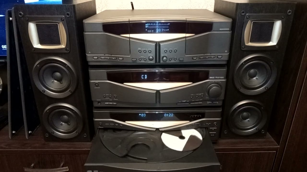 Kenwood S-F101, D-R350, X-W320, R-V251 performance check. - YouTube