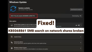 How to fix KB5068861 SMB search on network shares broken in Windows 11 25H2