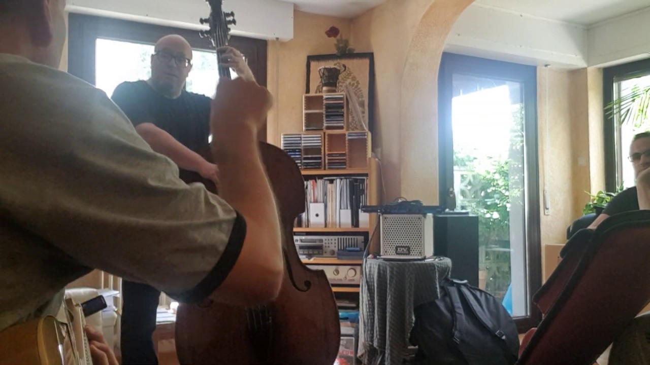 1st Post-Lockdown Live Improvisation Torsten de Winkel - Yaron Stavi - Oded Kafri