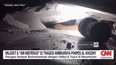 Mujizat & "Air Misterius" di Tragedi Ambruknya Ponpes Al Khoziny