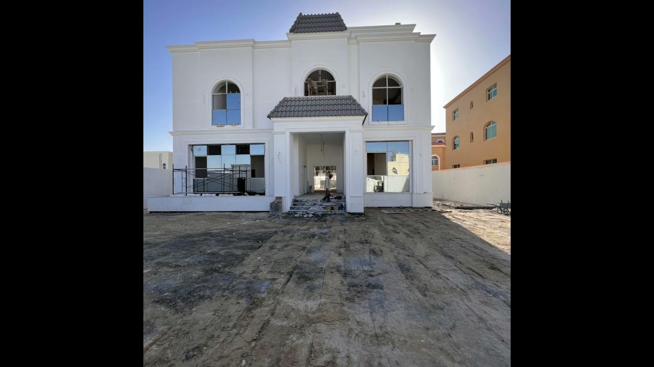 Luxury Villa Construction in Abu Dhabi | Service Block, Majlis & Boundary Wall by Karyani House