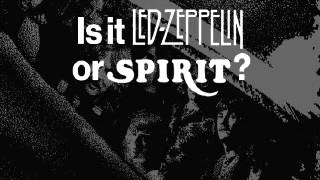 Video thumbnail of "Led Zeppelin VS  Spirit (easiest comparison)"