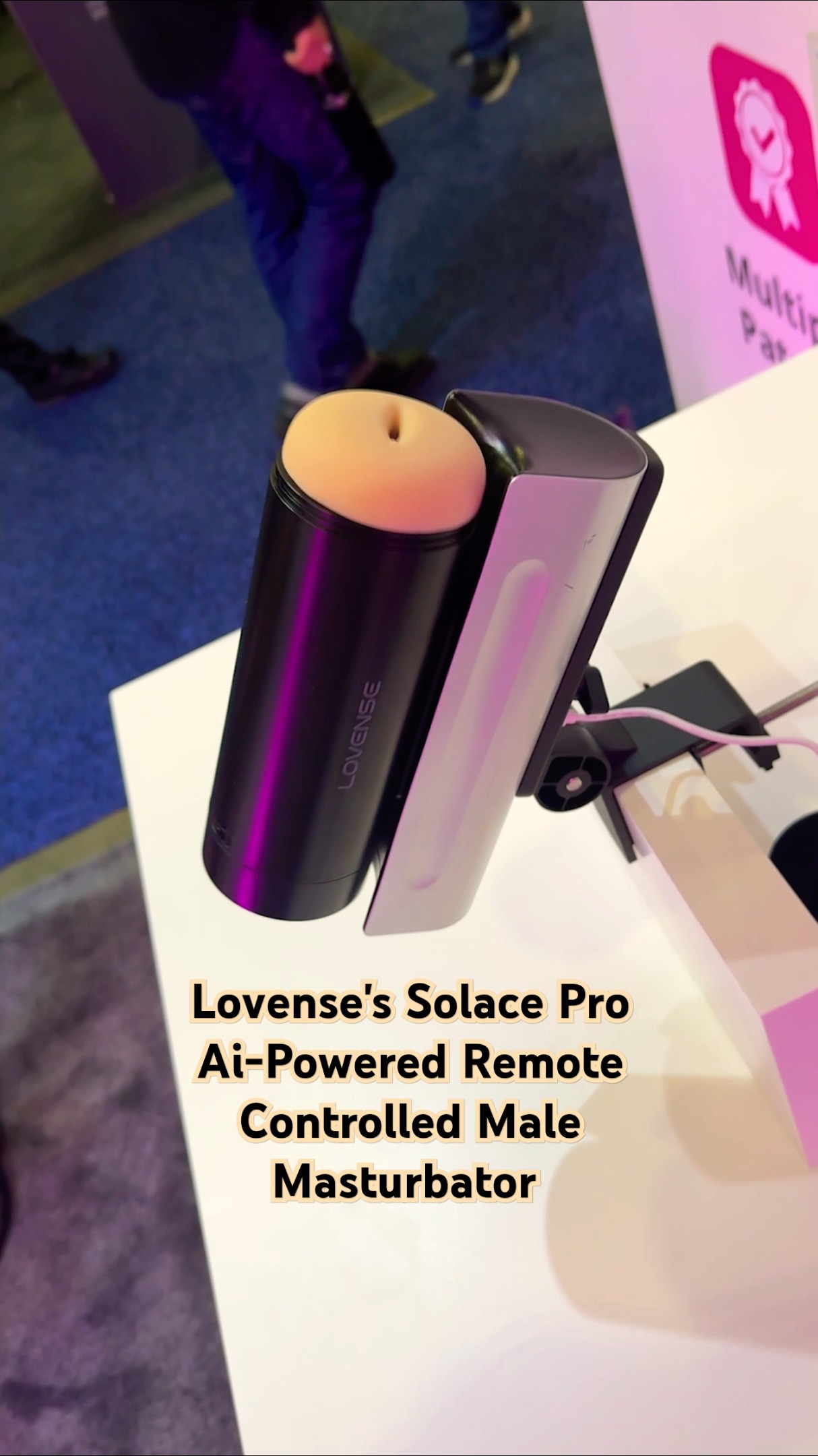 Solace Pro AI-Powered Remote Controlled Masturbator