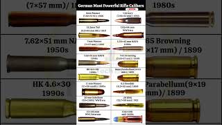 German Most Powerfull Rifle Calibers From 7.92mm to Modern Giants #shorts