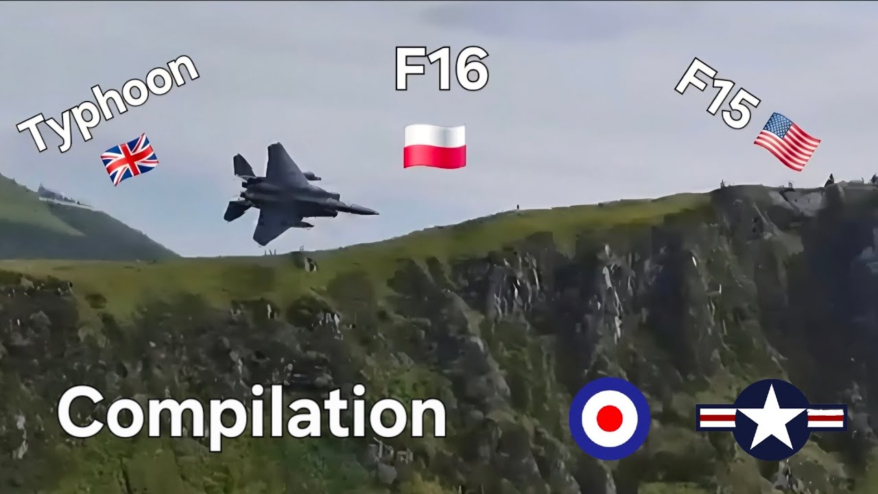 F15, F16, Тайфуны - Петля Маха, низколетящая зона 7, УДИВИТЕЛЬНО