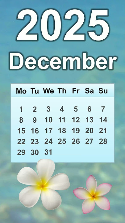 December 2025 Calendar