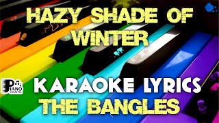 HAZY SHADE OF WINTER THE BANGLES KARAOKE LYRICS VERSION PSR