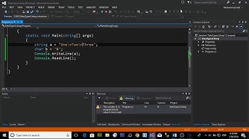 STRING AND CHARACTER DATA TYPE, ESCAPE SEQUENCES, AND VERBATIM LITERAL IN C#