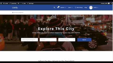 Getting Started with the Listify Theme