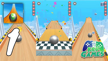 Sky Rolling Ball 3D Gameplay #1 All Levels (Android, IOS)