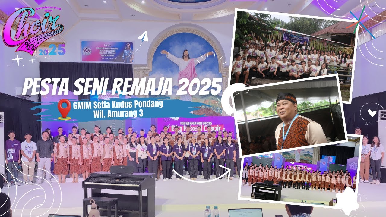 Choir Remaja GMIM Kakaskasen Pniel Big Mixed Choir - Mars Remaja GMIM & Haleluyah Pujilah Allah