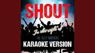 Video thumbnail of "Ameritz Karaoke - Shout (In the Style of the Isley Brothers) (Karaoke Version)"