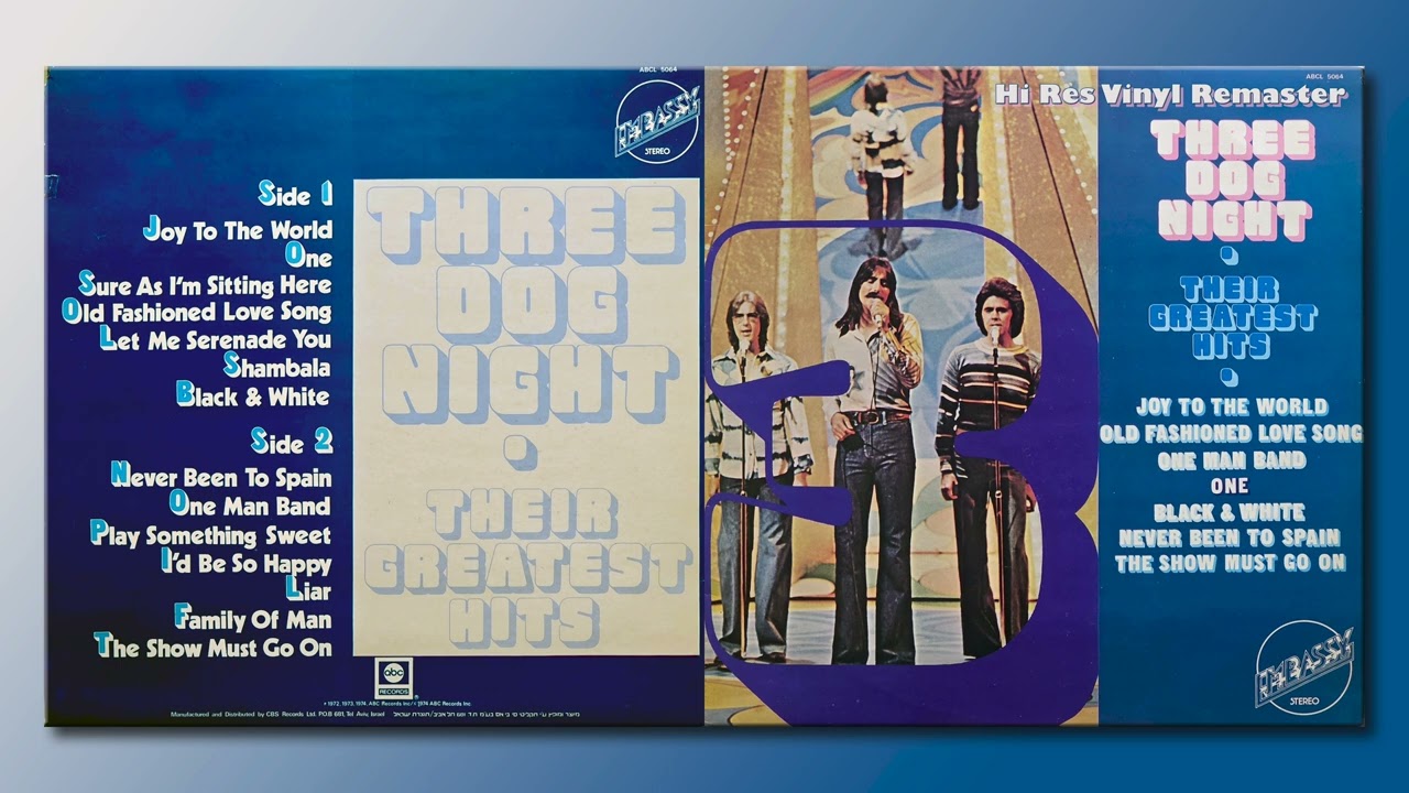 Three Dog Night - The Show Must Go On - HiRes Vinyl Remaster - YouTube