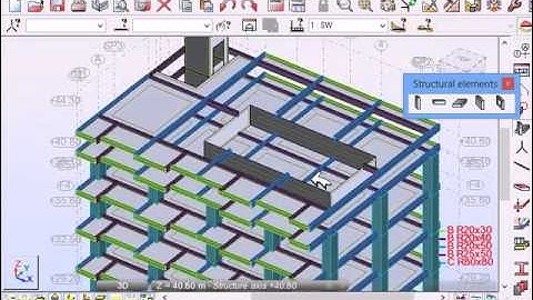 autodesk robot 3D building Khmer lesson4