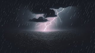 🔴 Heavy Rain Sounds For Sleep - Black Screen | Rain sounds for sleeping