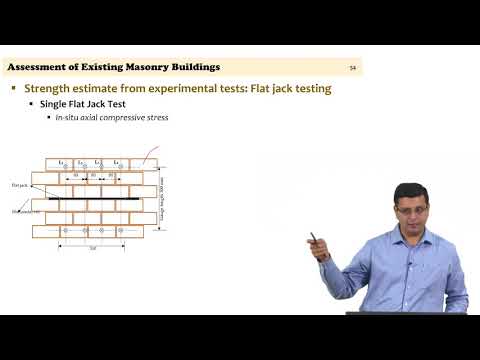 Special Topics - Assessment of Existing Masonry Structures Part - II