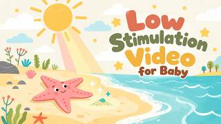 Low Stimulation Baby Video | Ocean Animals | Relaxing Piano Music screenshot 4