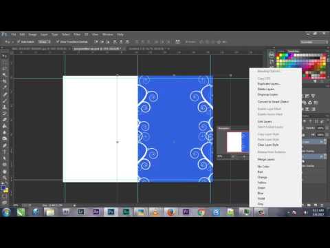 How to Design A Simple Wedding Reception Programme with Adobe Photoshop CC  Part 1