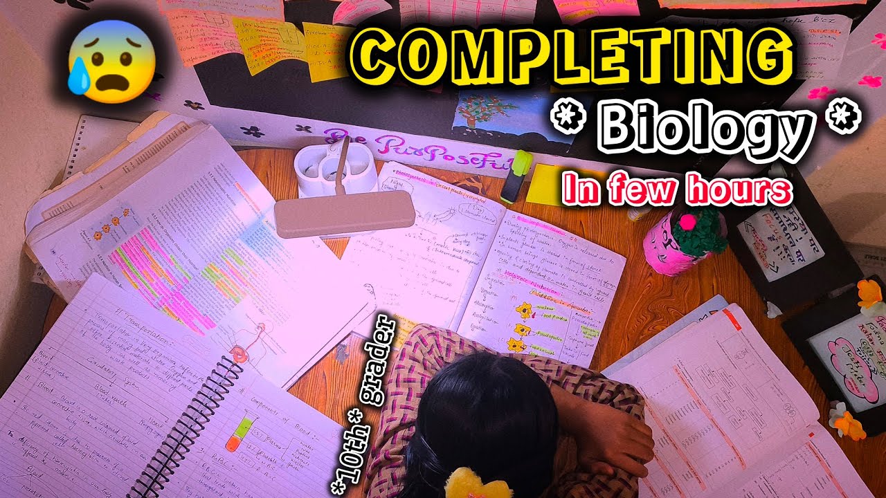 "Crashing Biology in 24 Hours: 10th Board Prep in 15 Days!" |Ft. syllabus still pending 😰