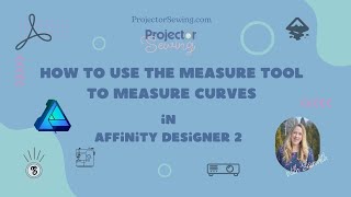 How to measure curves in Affinity Designer 2 for sewing